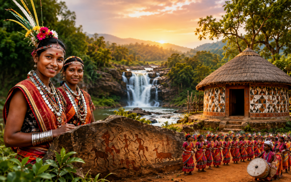 🔥 Odisha Beyond the Ordinary – 12 Days Tribal Adventure 🏕️🌿